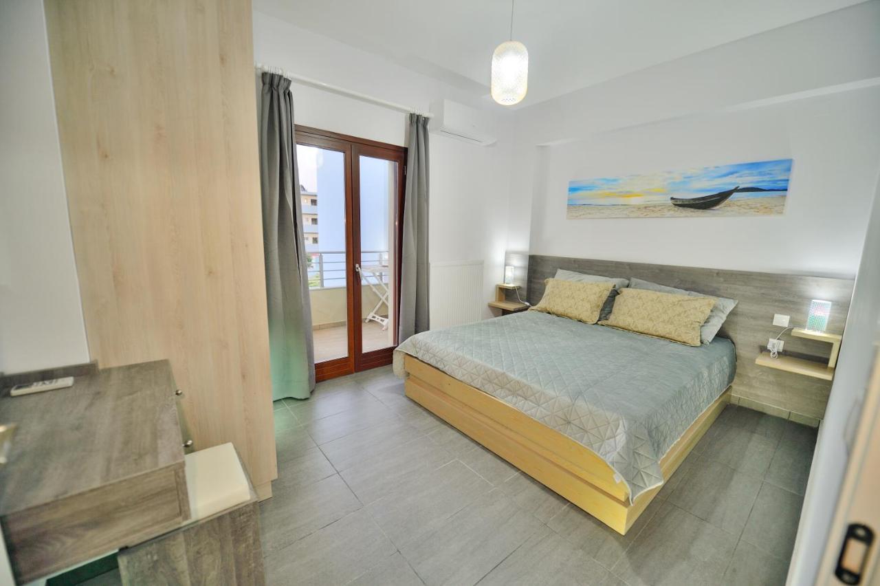 Ammos Apartment - Brand New, Stylish, By The Beach 基萨莫斯 外观 照片