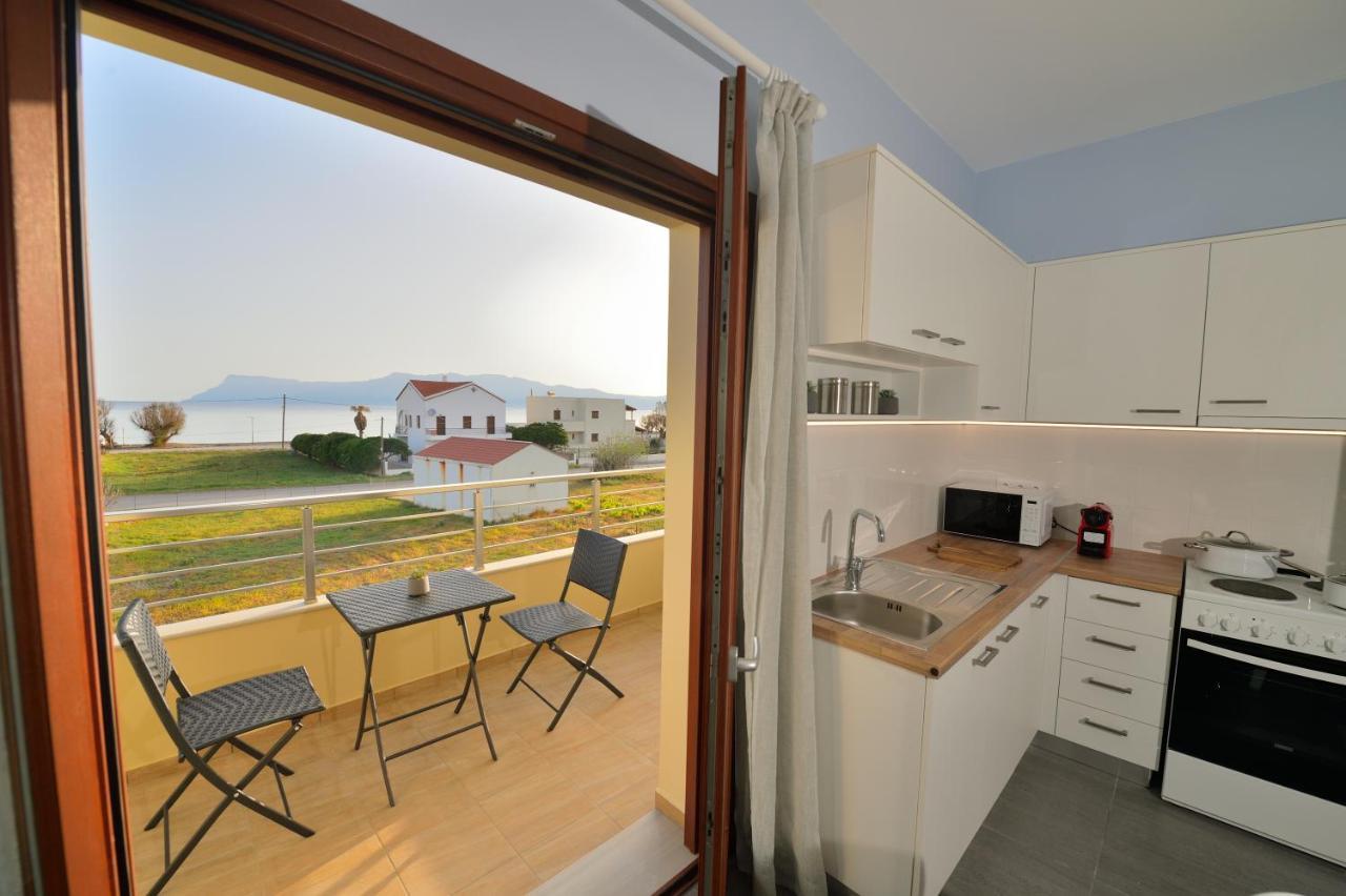 Ammos Apartment - Brand New, Stylish, By The Beach 基萨莫斯 外观 照片